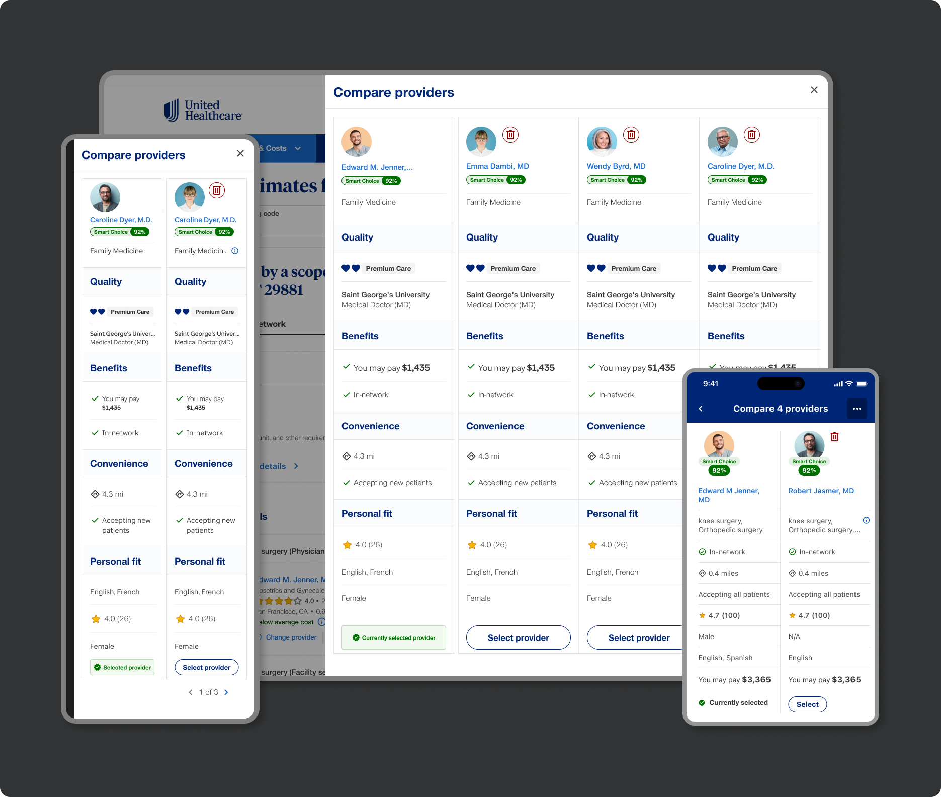Provider Compare decision 1 screenshot