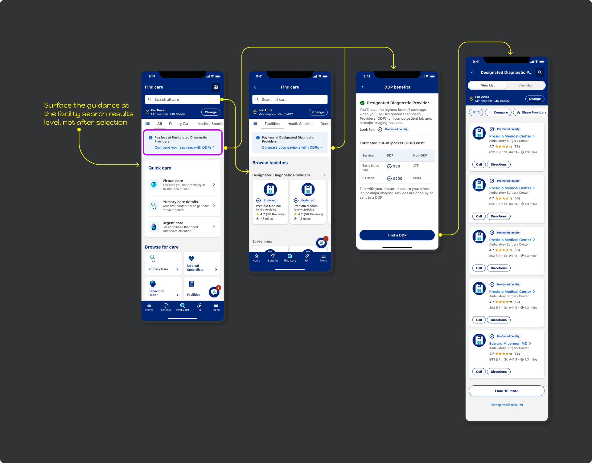 Benefit Guidance decision 2 screenshot
